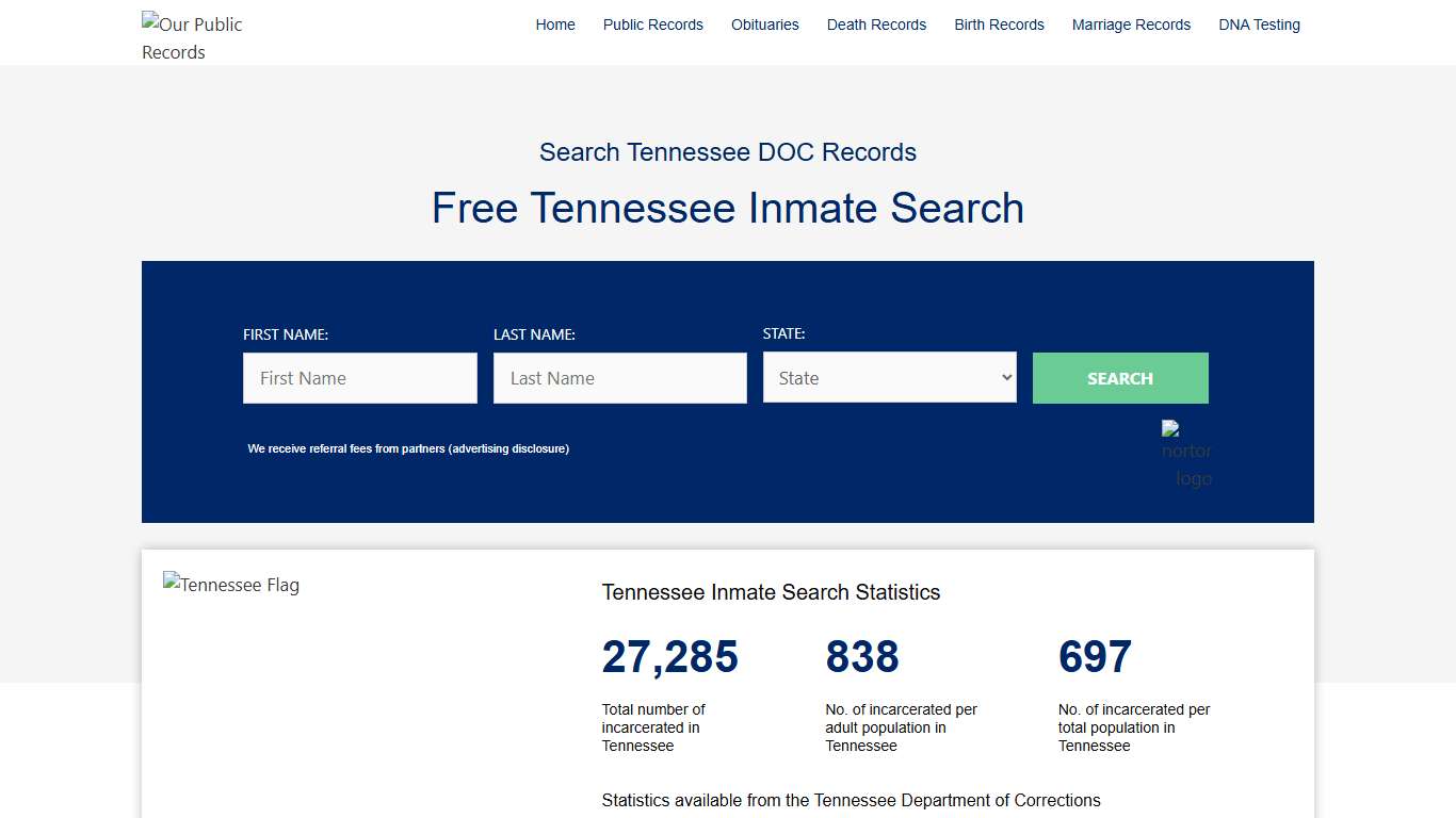 Inmate Search Tennessee – The Ultimate Guide - 2026 - Public Records Search